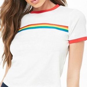 Rainbow Stripped T shirt